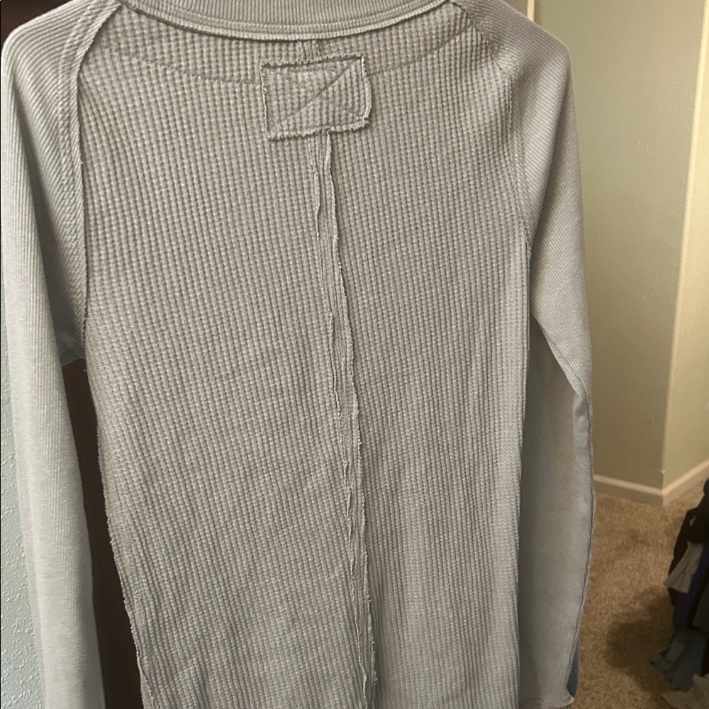 We The Free Taupe Long Sleeve Top - Picture 5 of 6